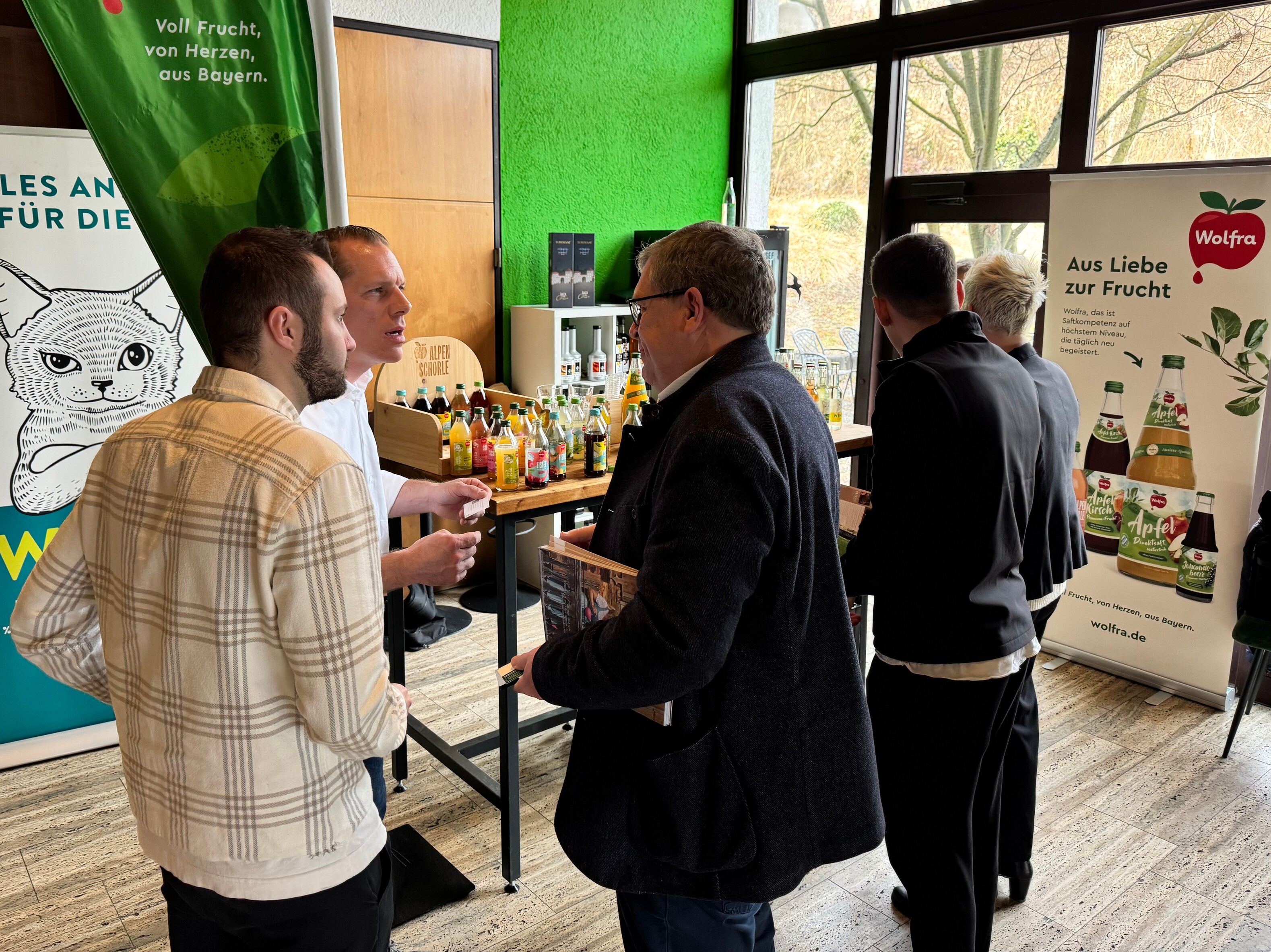 Mini Messe bei Bierbichler für Bierbichler Mitarbeitende Lieferanten stellen sich bei Bierbichler vor..